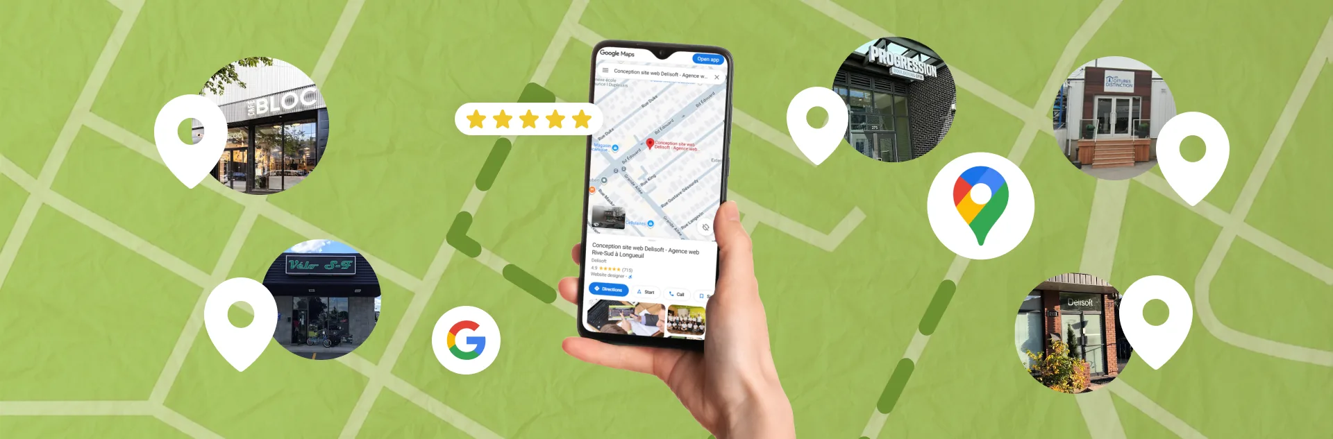 Géolocalisation et optimisation Google Maps